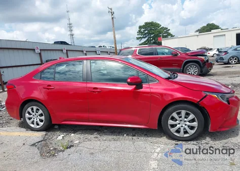 2021 Toyota Corolla Le z USA, uszkodzony, nr VIN 5YFEPMAE8MP239178